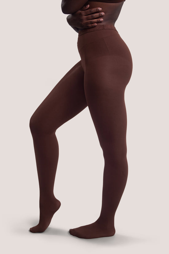 Footed Opaque Tights